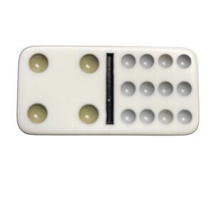 Double Twelve Dominoes Replacement Tile 04 12 Color Dot mq
